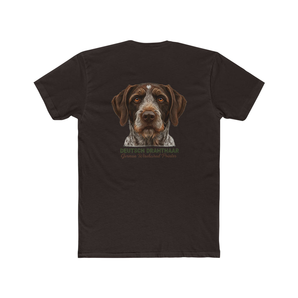 Deutsch Drahthaar Unisex Cotton Crew Tee - Perfect Gift for Dog Lovers