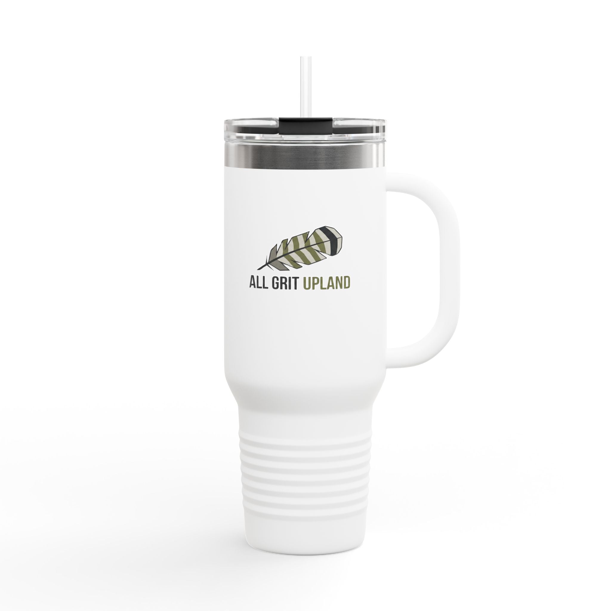 40oz Insulated Travel Mug — AGU Chukar Feather