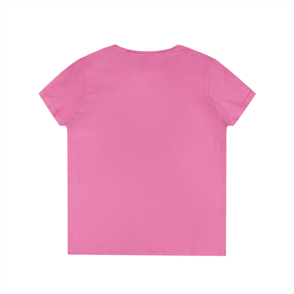 Stylish V-Neck T-Shirt with Alluring Design
