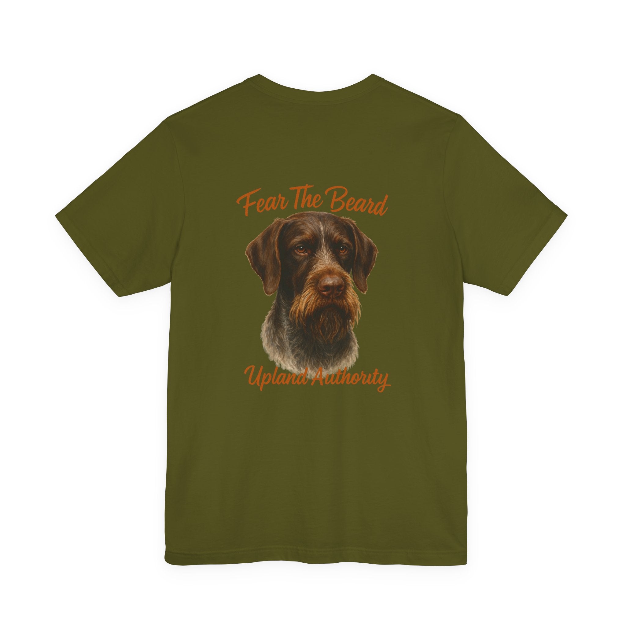 Fear The Beard Draht — Upland Authority Hunting Dog T-Shirt