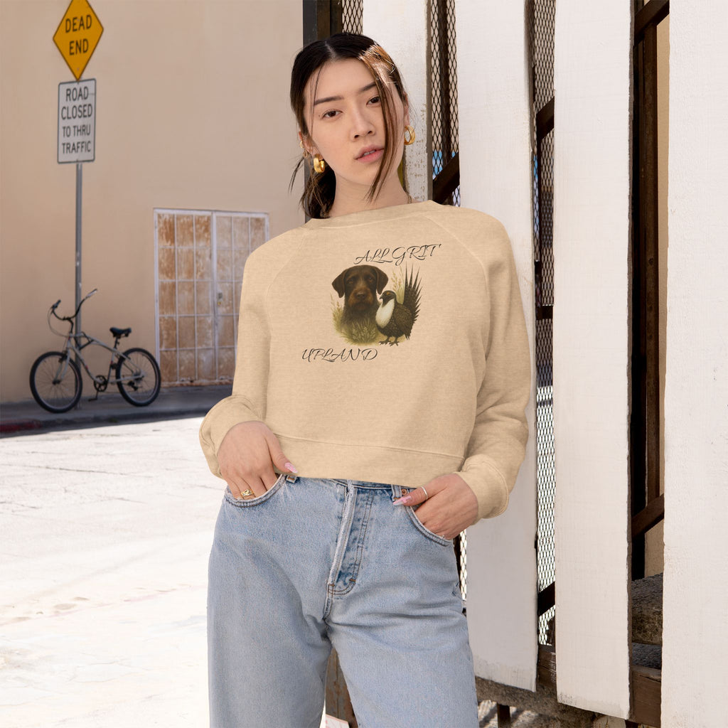 Unleash Your Inner Upland Queen! ✨ Our "All Grit" Cropped Sweatshirt is HERE!