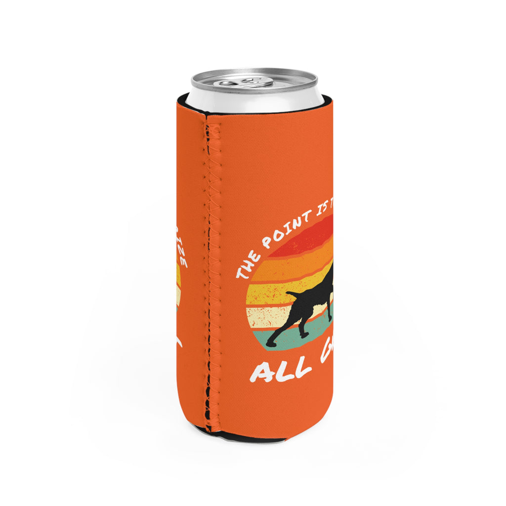 Slim Can Cooler — The Perfect Point Keeper- Orange
