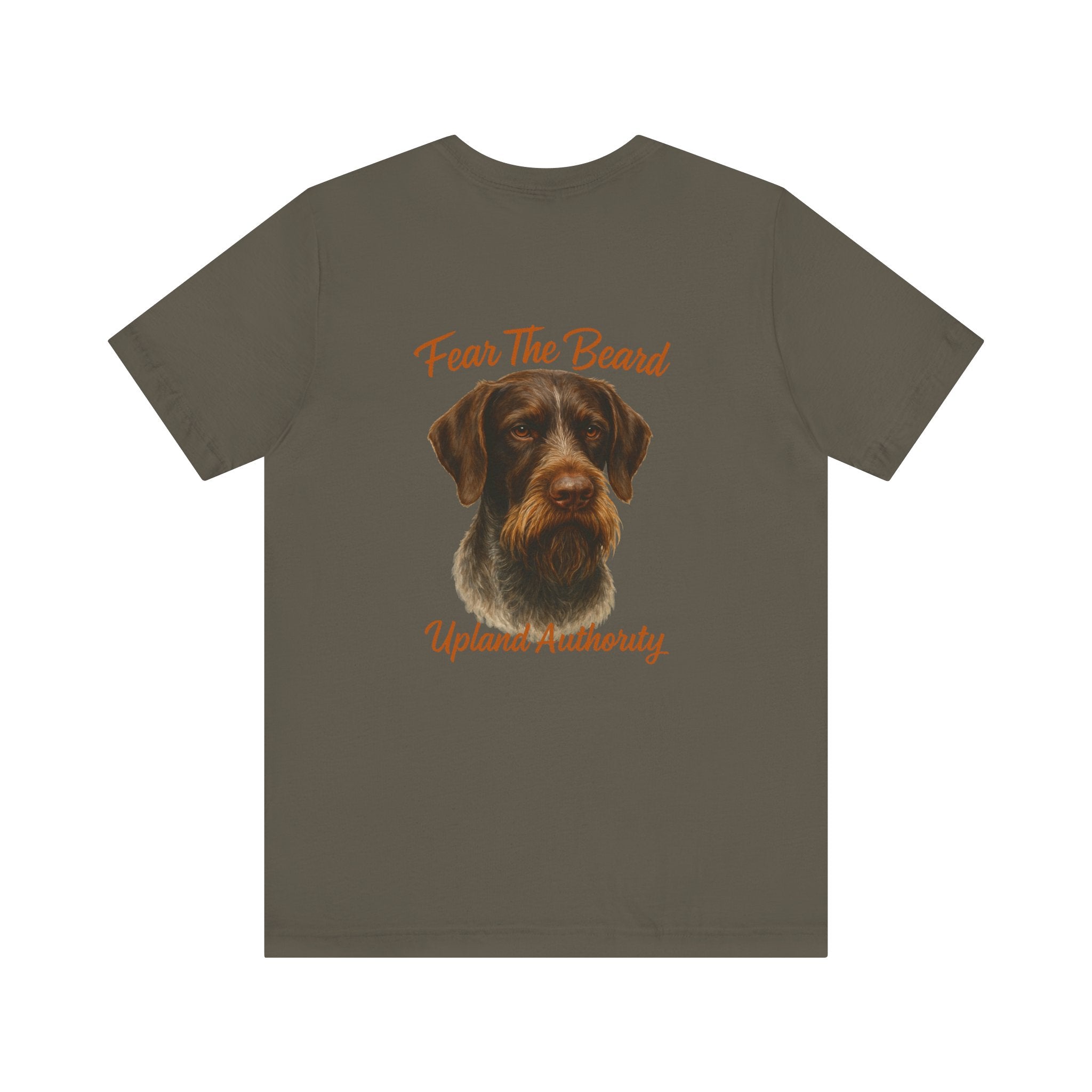 Fear The Beard Draht — Upland Authority Hunting Dog T-Shirt