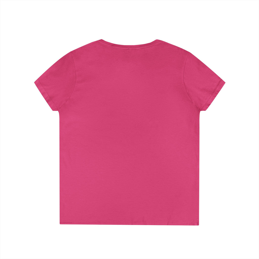 Stylish V-Neck T-Shirt with Alluring Design