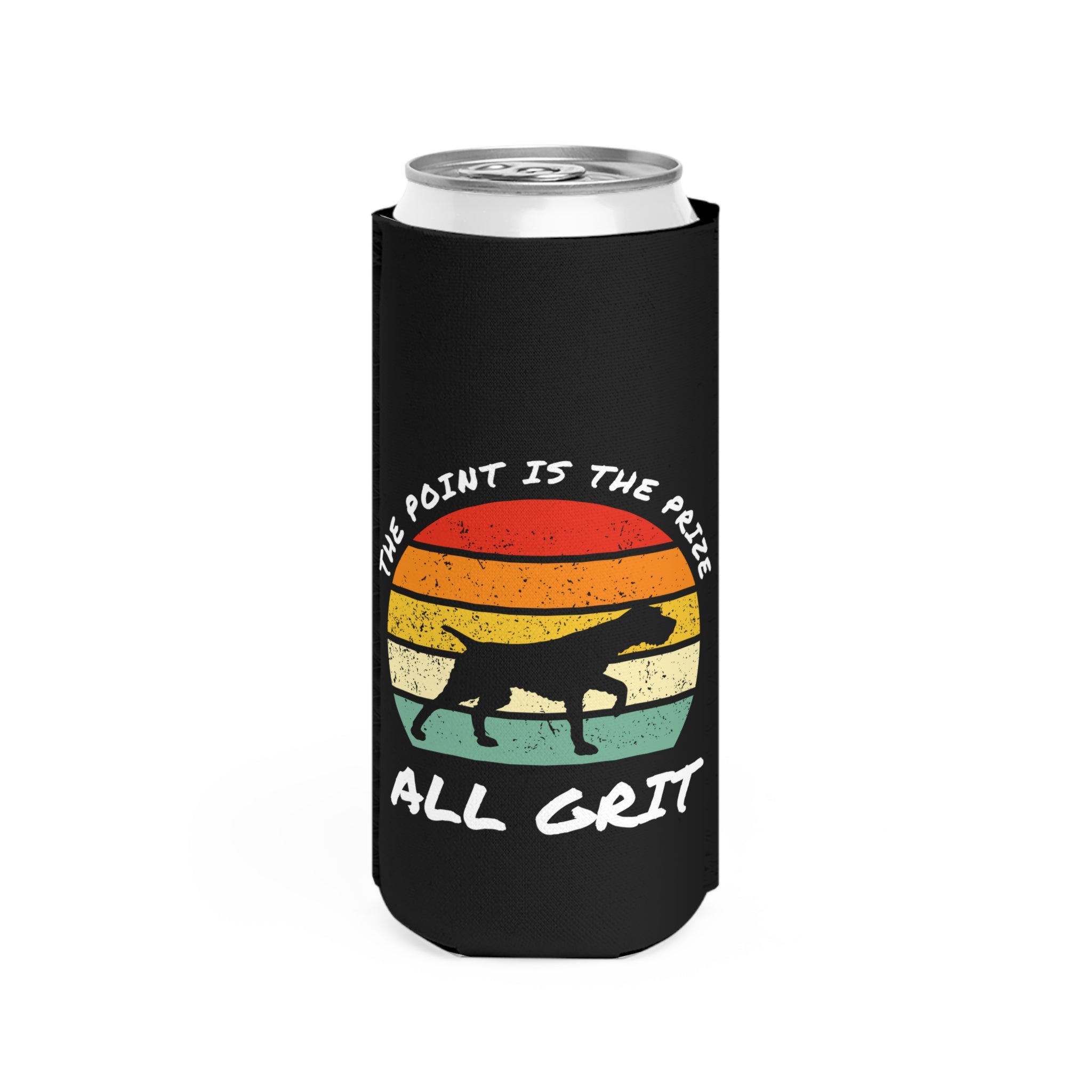 Slim Can Cooler — The Perfect Point Keeper- Black
