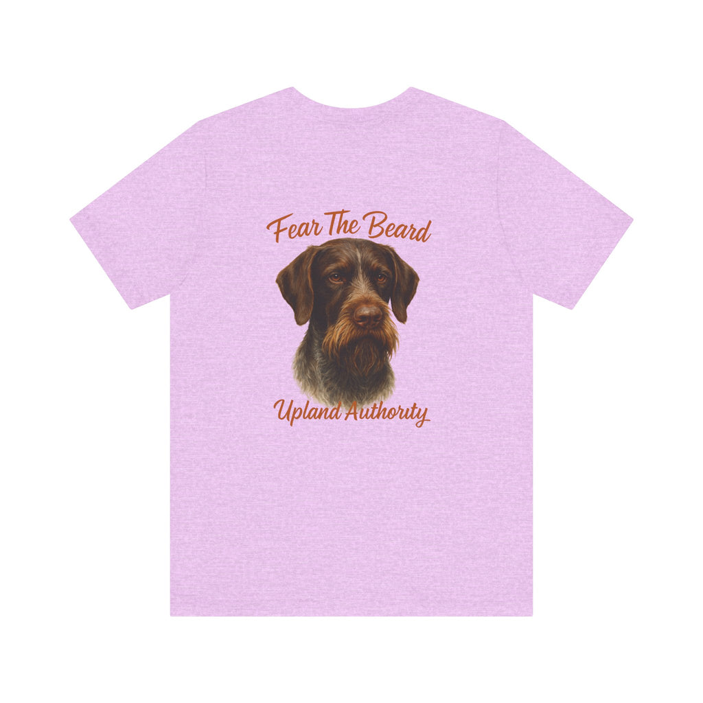 Fear The Beard Draht — Upland Authority Hunting Dog T-Shirt