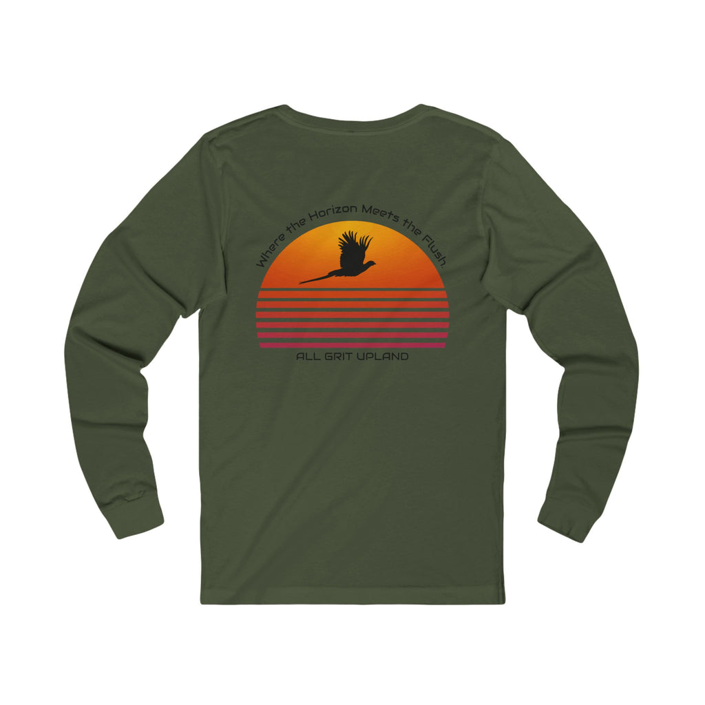 Where the Horizon Meets the Flush Unisex Long Sleeve Tee