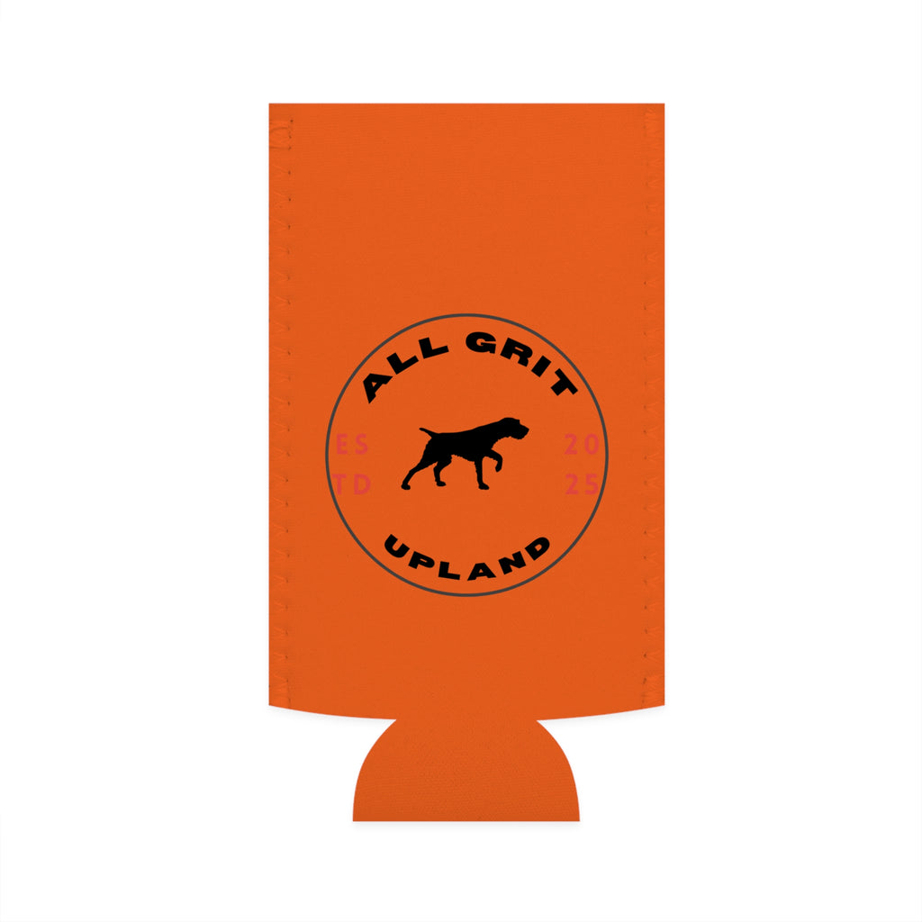 Slim Can Cooler — "Hunt Hard, Train True, Live Upland" Koozie!