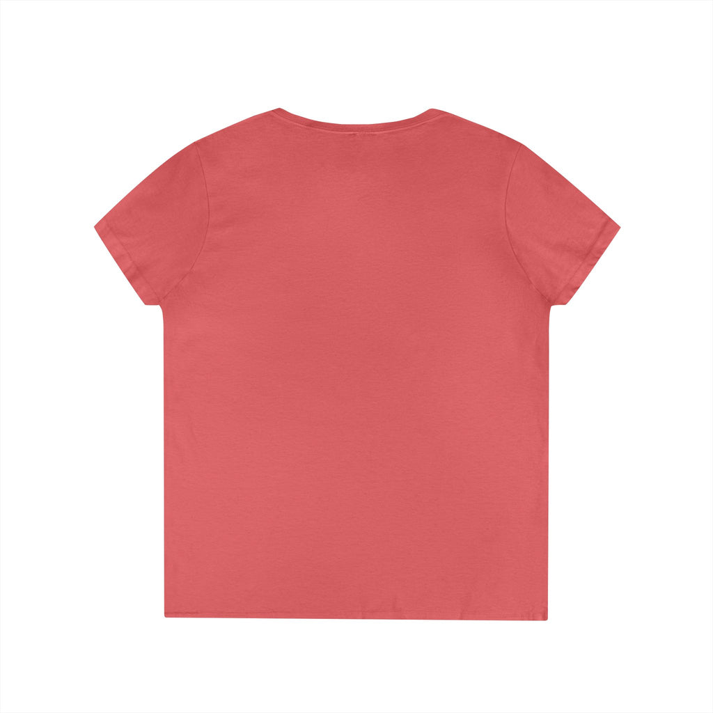 Stylish V-Neck T-Shirt with Alluring Design