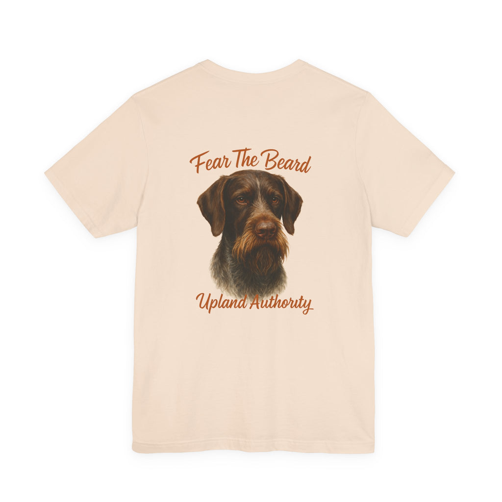 Fear The Beard Draht — Upland Authority Hunting Dog T-Shirt