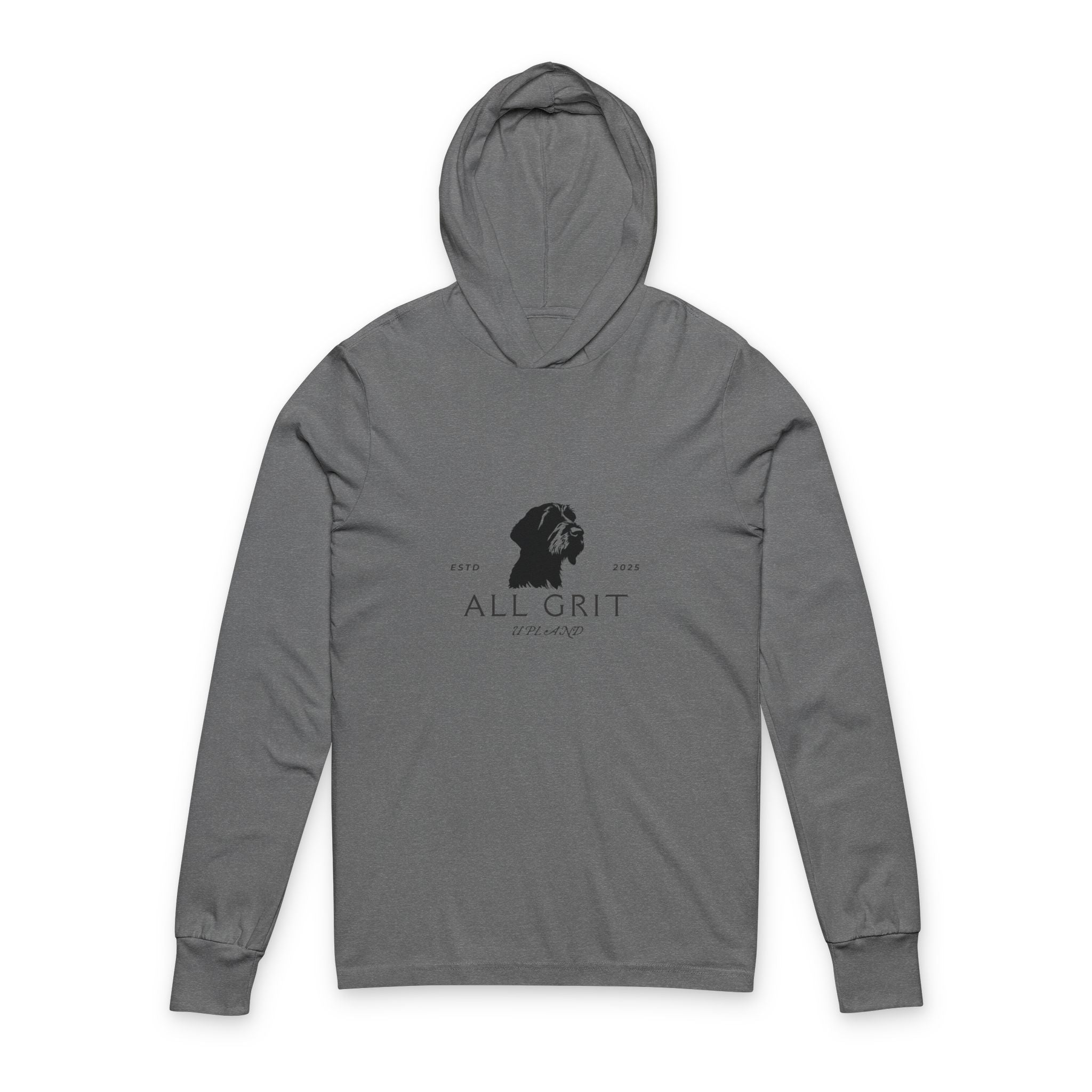 All Grit Dog Lover Unisex Hooded Long Sleeve Tee