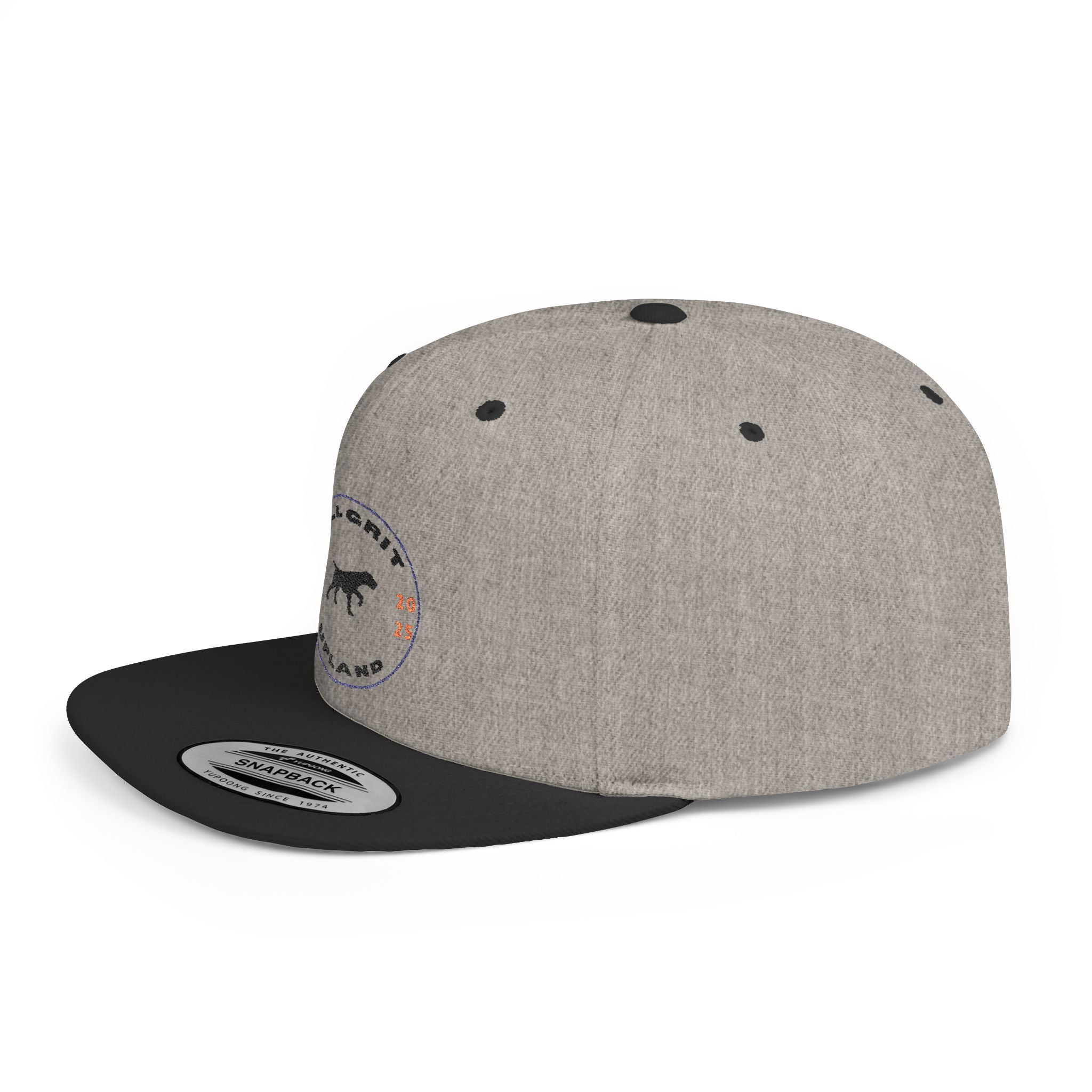 All Grit Upland Snapback Hat - Stylish Flat Bill Cap for Outdoor Enthusiasts