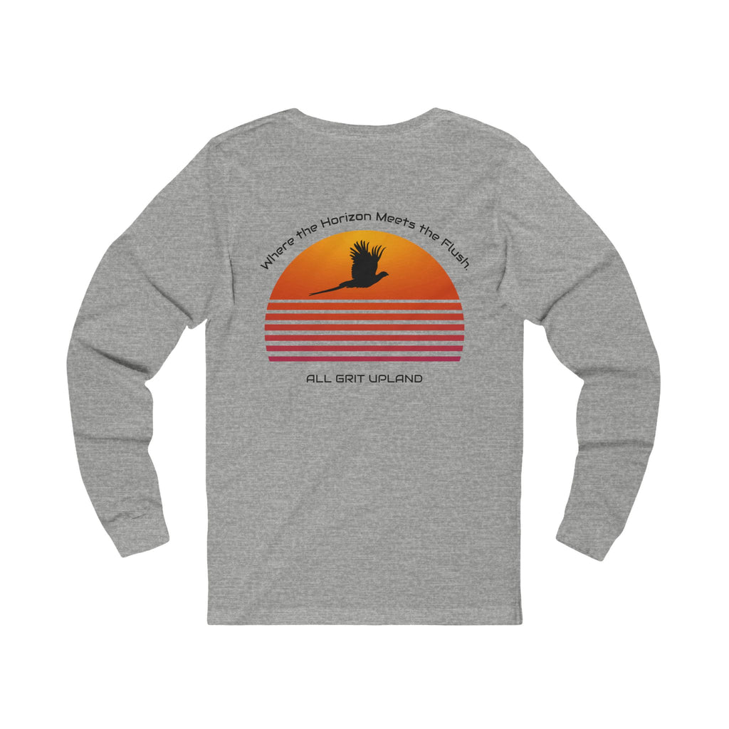 Where the Horizon Meets the Flush Unisex Long Sleeve Tee