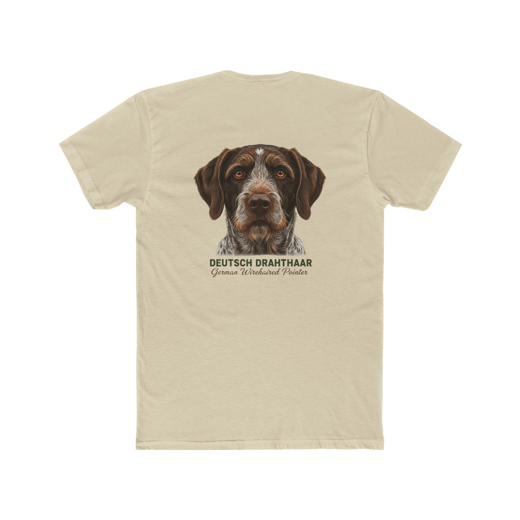 Deutsch Drahthaar Unisex Cotton Crew Tee - Perfect Gift for Dog Lovers