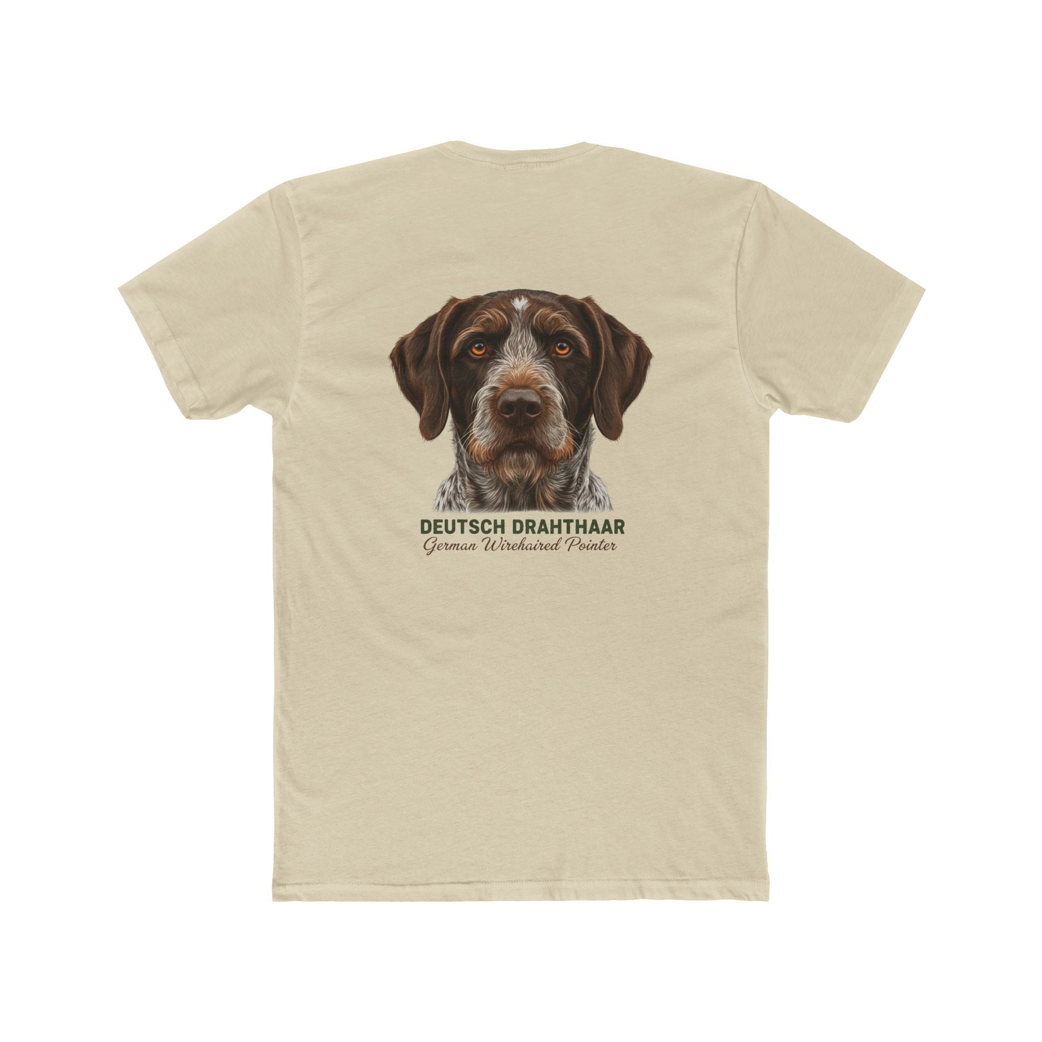 Deutsch Drahthaar Unisex Cotton Crew Tee - Perfect Gift for Dog Lovers