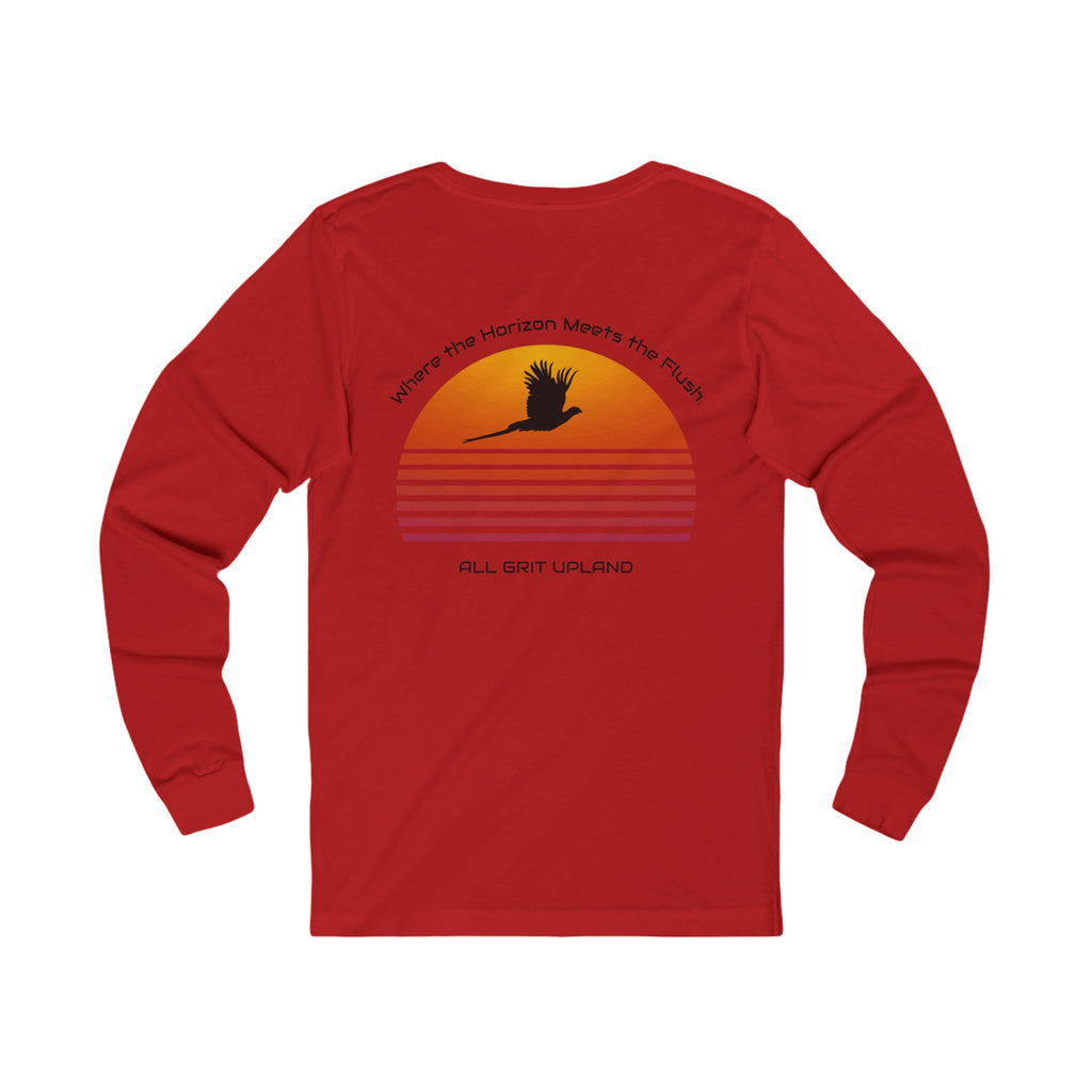 Where the Horizon Meets the Flush Unisex Long Sleeve Tee
