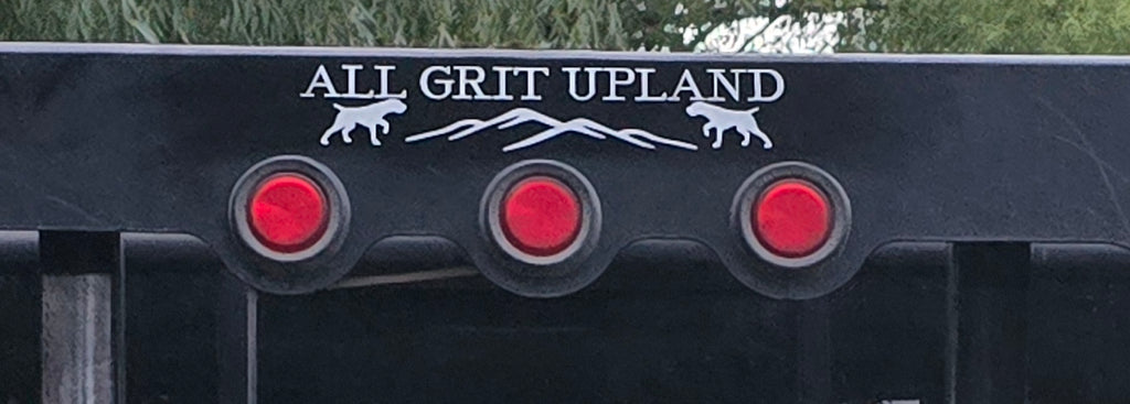 "All Grit Upland" Vinyl Decal