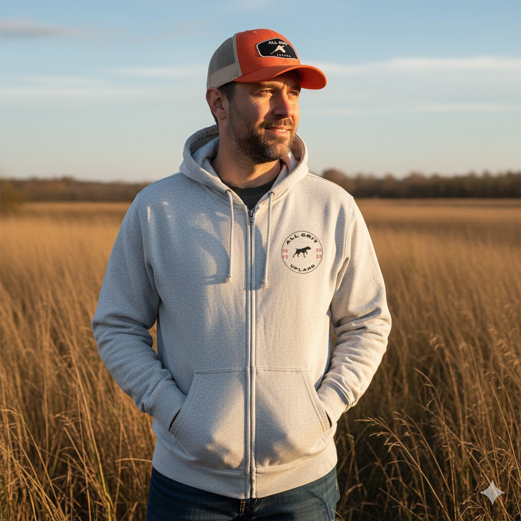 All Grit Uplands Zip Hoodie — Where Comfort Meets the Call of the Wild.