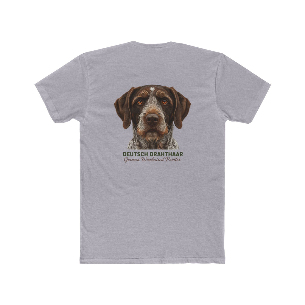 Deutsch Drahthaar Unisex Cotton Crew Tee - Perfect Gift for Dog Lovers