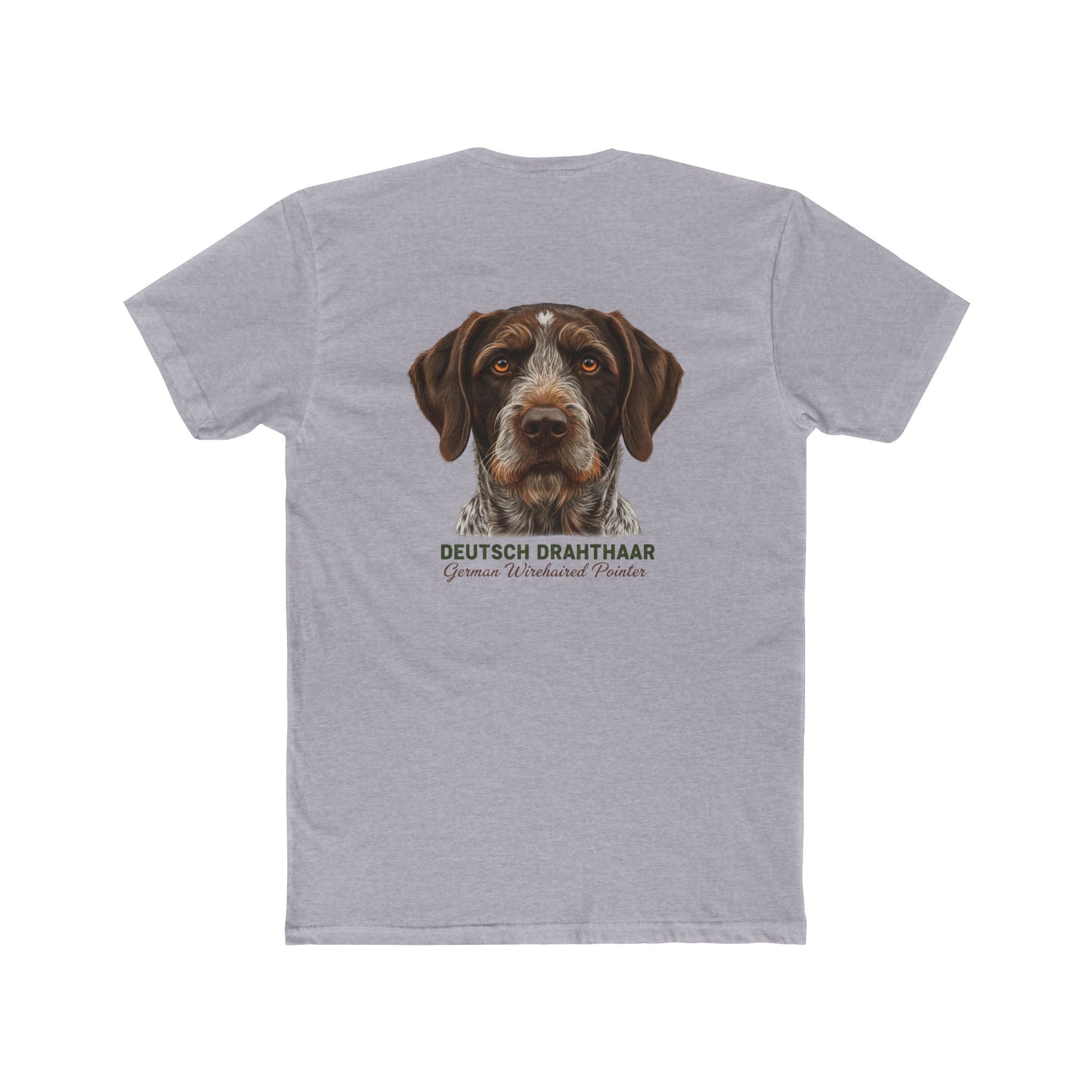 Deutsch Drahthaar Unisex Cotton Crew Tee - Perfect Gift for Dog Lovers