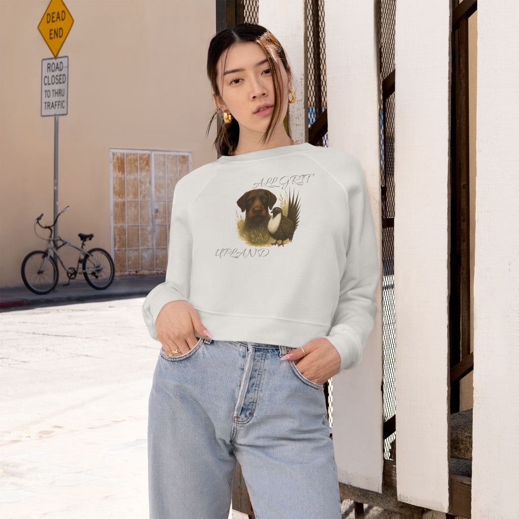 Unleash Your Inner Upland Queen! ✨ Our "All Grit" Cropped Sweatshirt is HERE!
