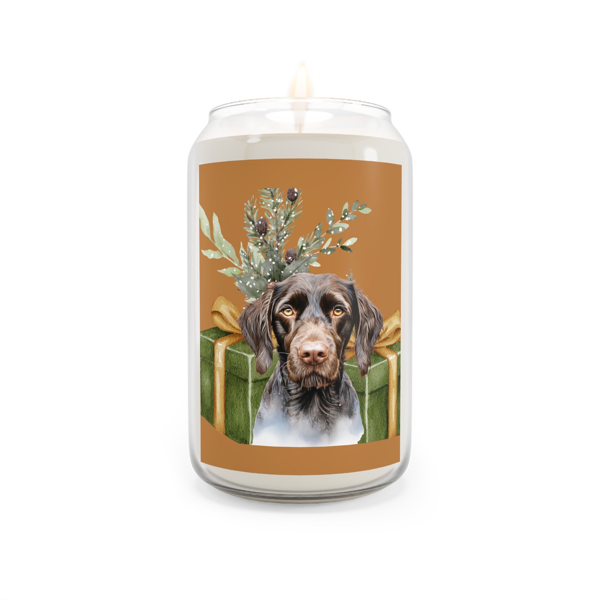 Holiday German Wirehair Scented Soy Candle - 13.75oz