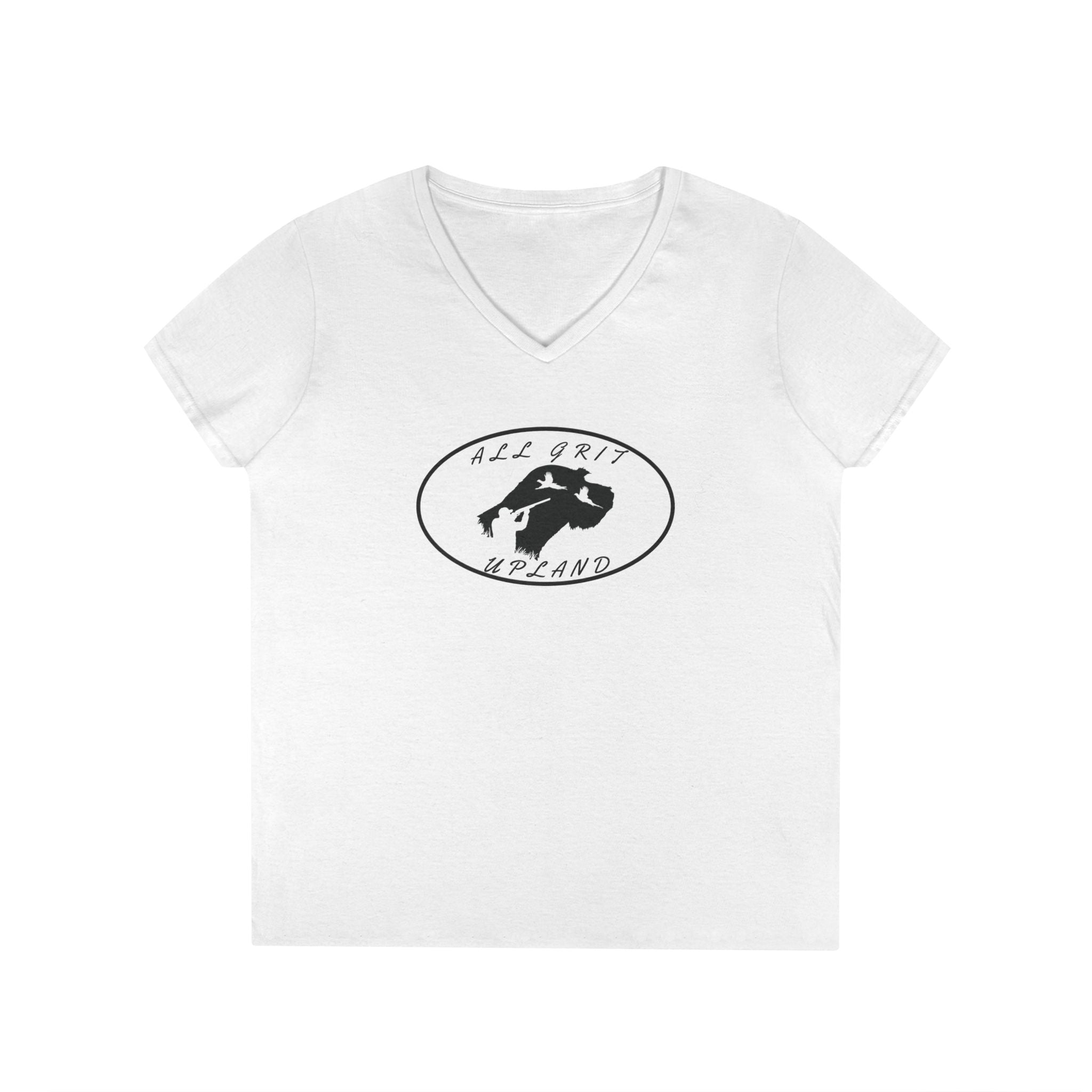 Stylish V-Neck T-Shirt with Alluring Design