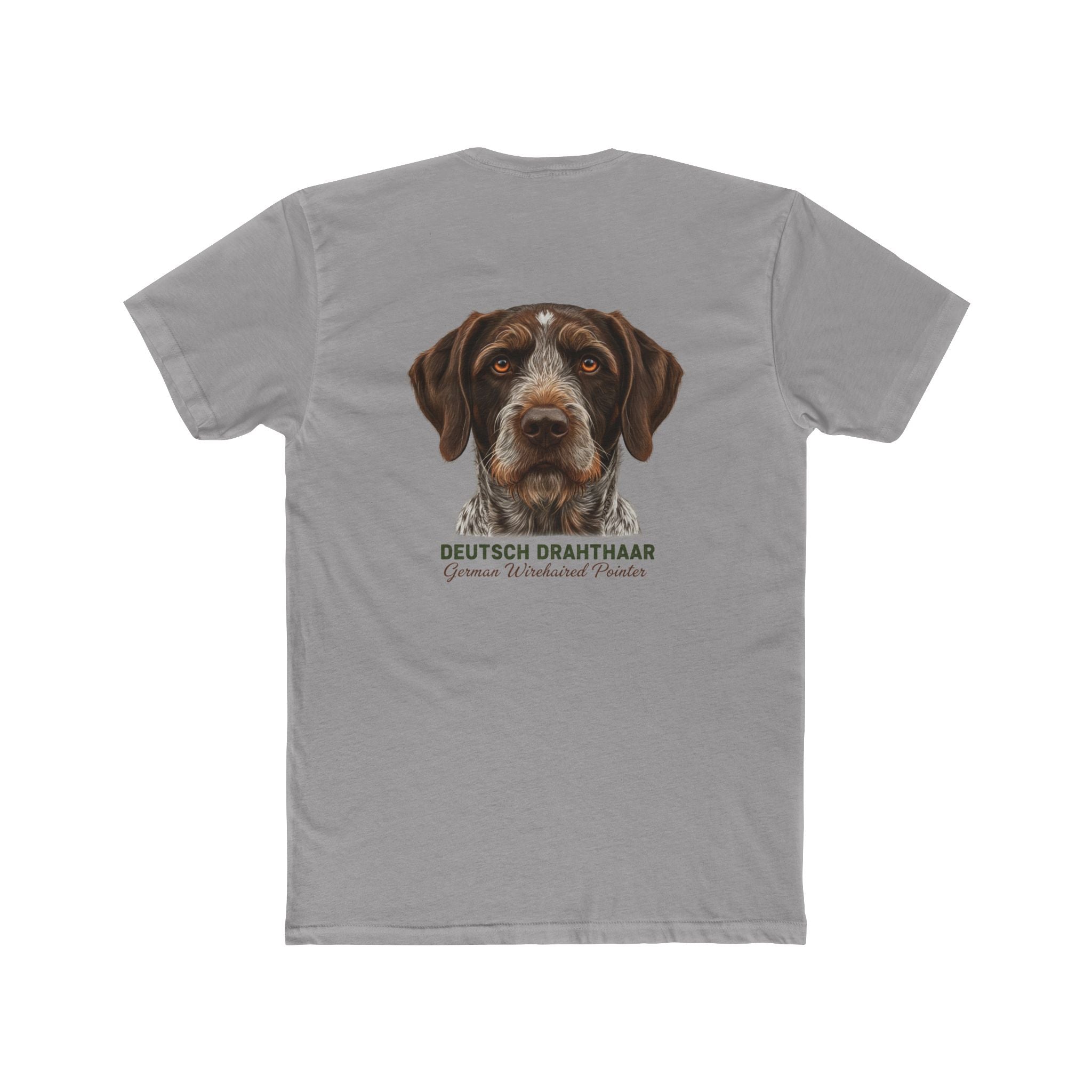 Deutsch Drahthaar Unisex Cotton Crew Tee - Perfect Gift for Dog Lovers
