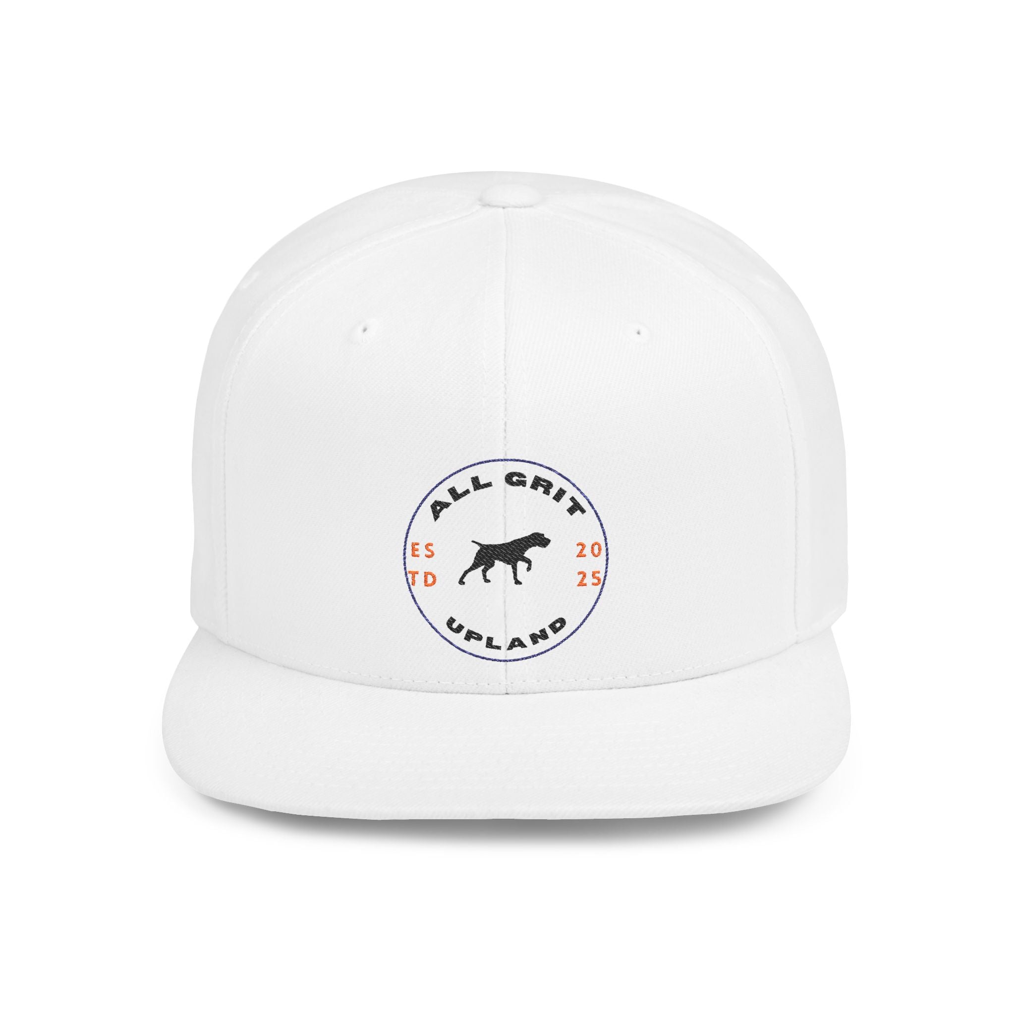 All Grit Upland Snapback Hat - Stylish Flat Bill Cap for Outdoor Enthusiasts