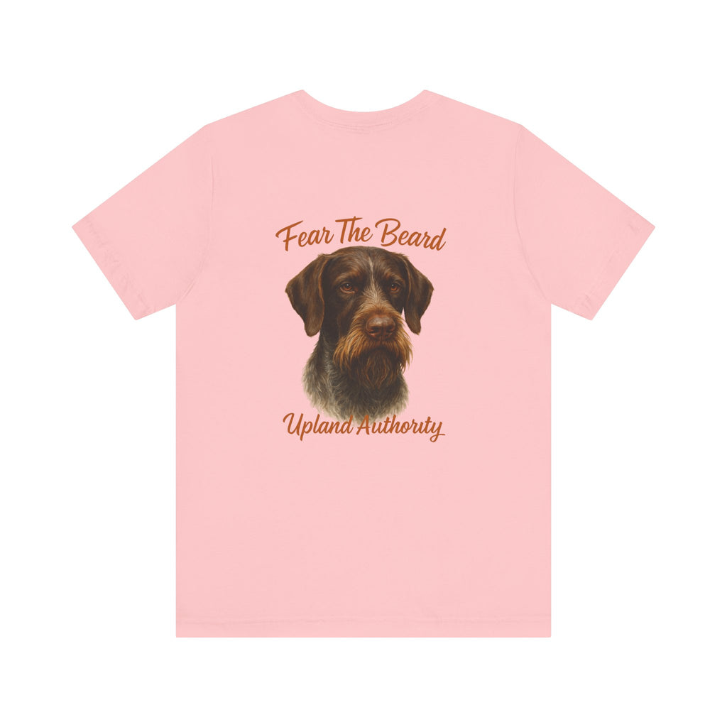 Fear The Beard Draht — Upland Authority Hunting Dog T-Shirt