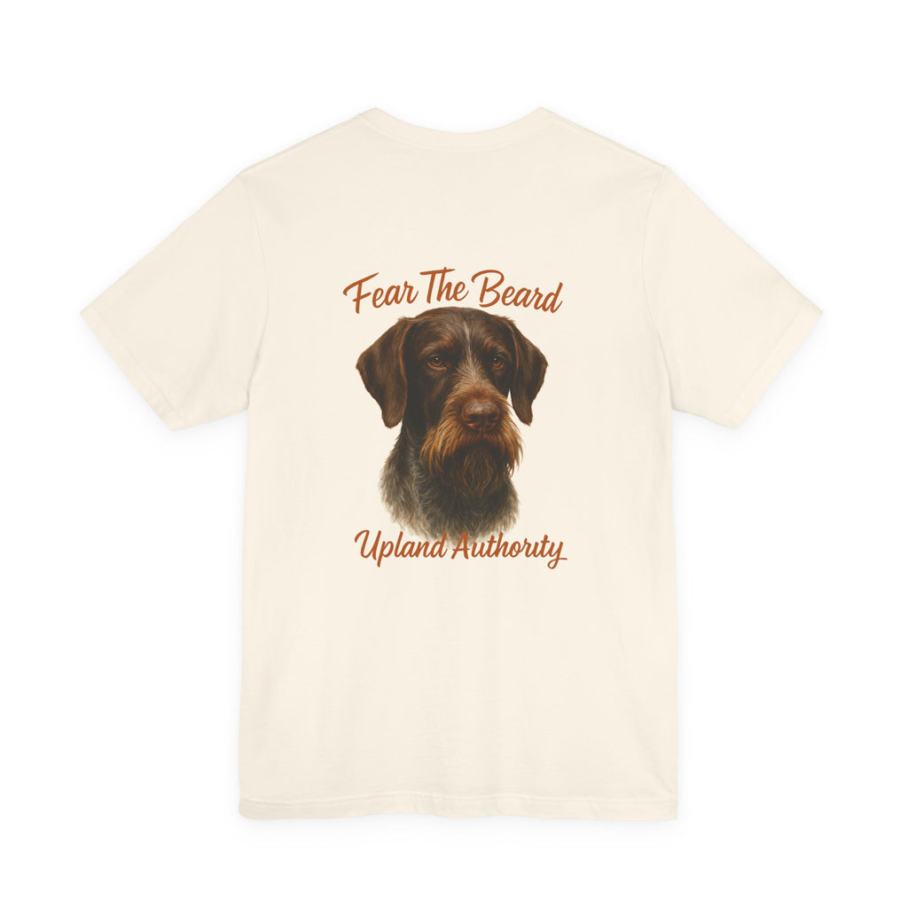 Fear The Beard Draht — Upland Authority Hunting Dog T-Shirt