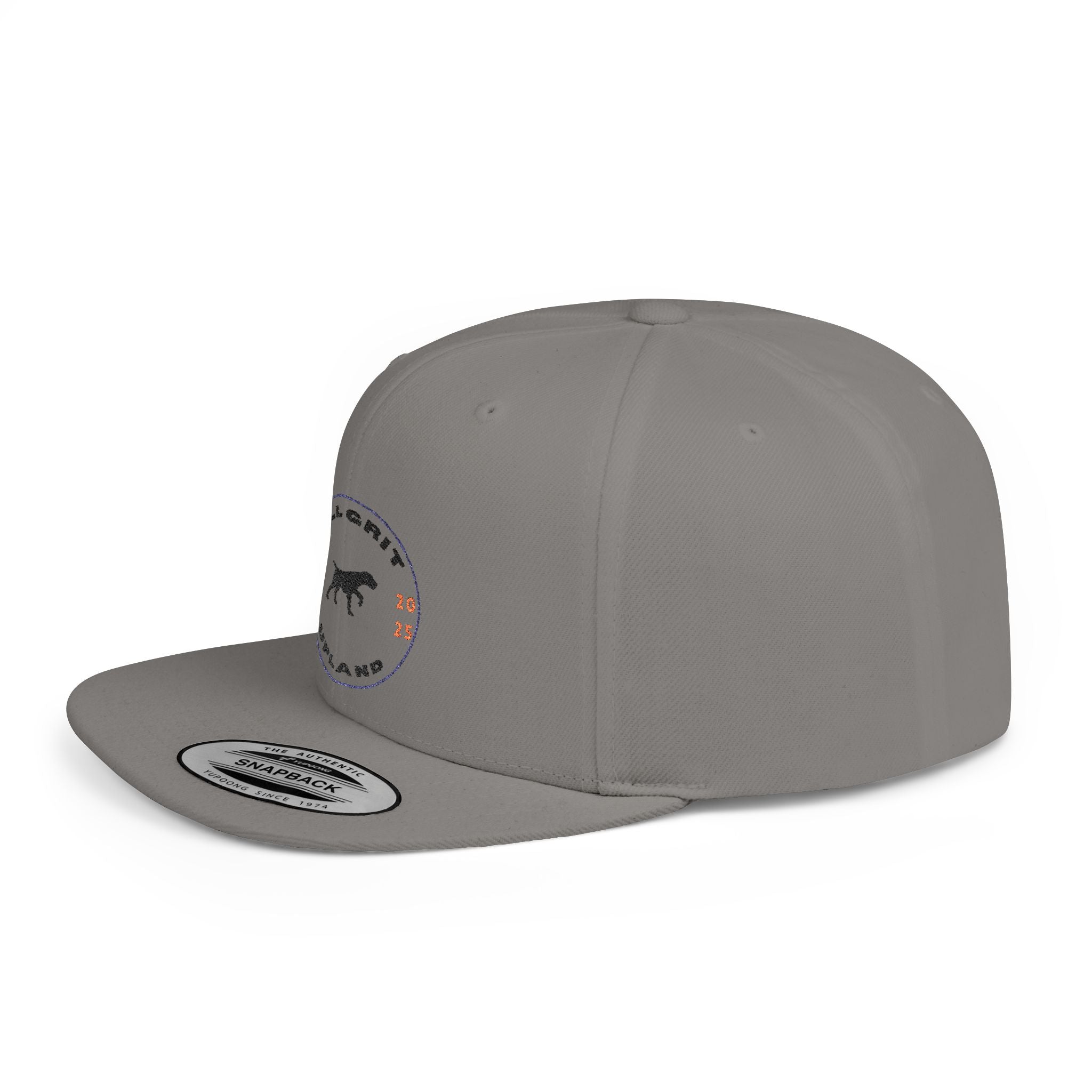 All Grit Upland Snapback Hat - Stylish Flat Bill Cap for Outdoor Enthusiasts