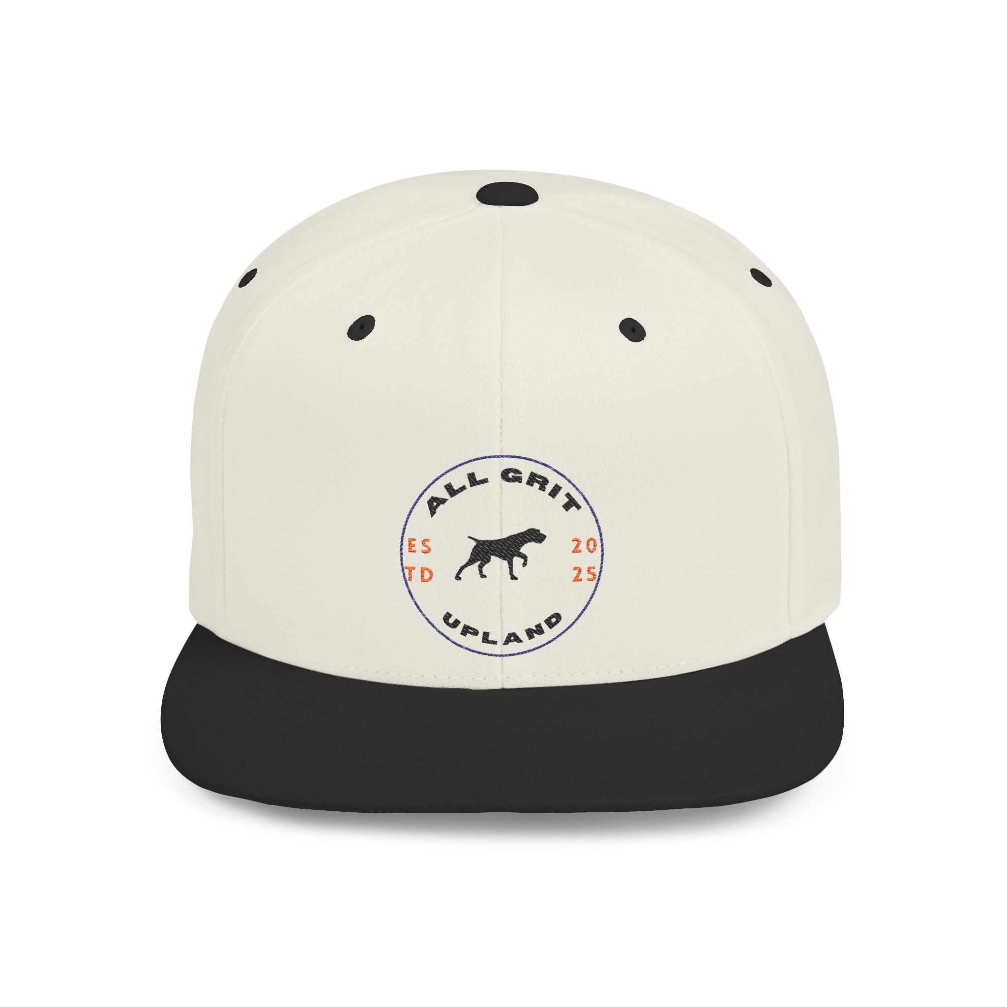 All Grit Upland Snapback Hat - Stylish Flat Bill Cap for Outdoor Enthusiasts