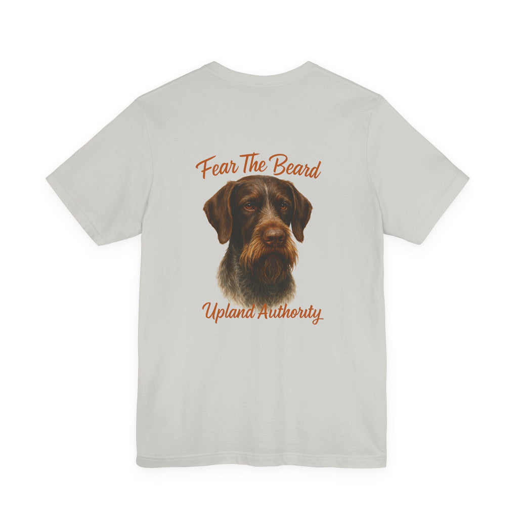 Fear The Beard Draht — Upland Authority Hunting Dog T-Shirt