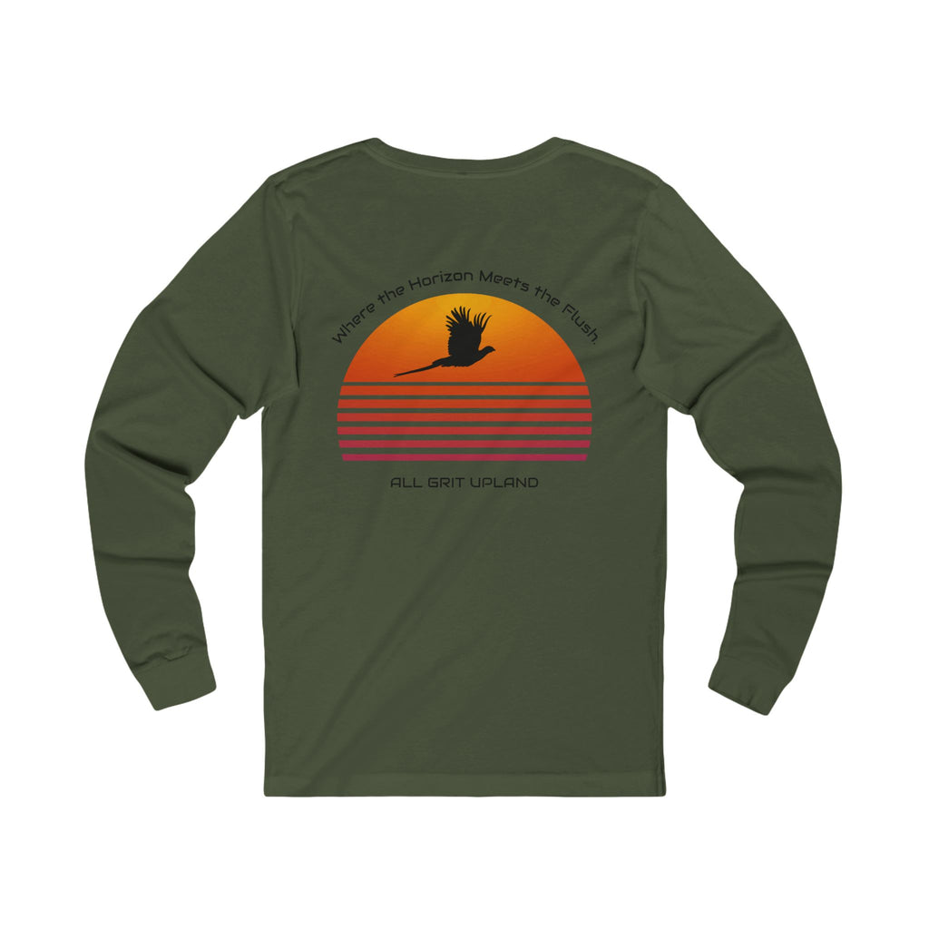 Where the Horizon Meets the Flush Unisex Long Sleeve Tee