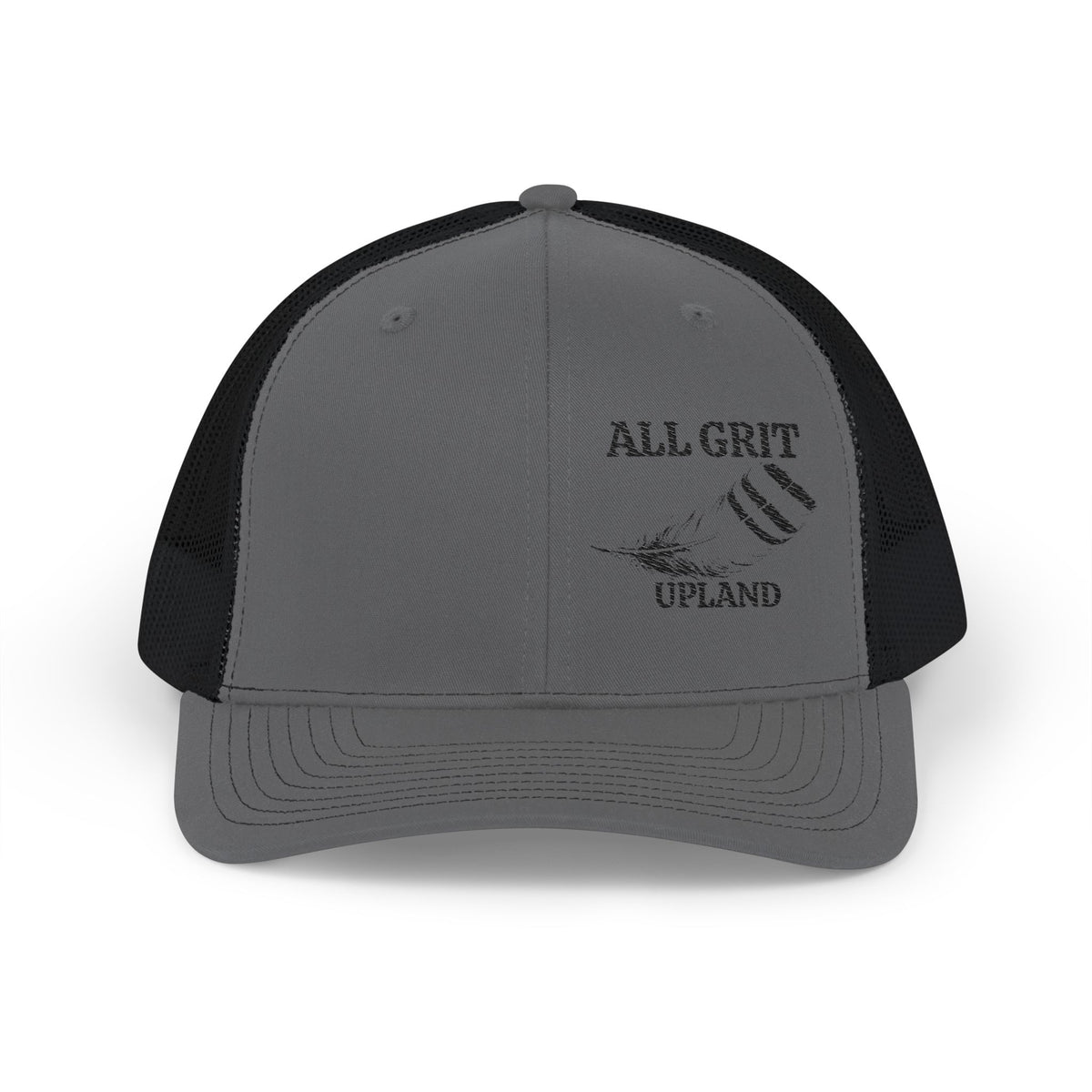 All Grit Upland Trucker Cap — Bar Feather Logo
