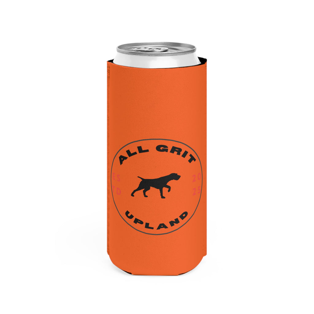 Slim Can Cooler — "Hunt Hard, Train True, Live Upland" Koozie!