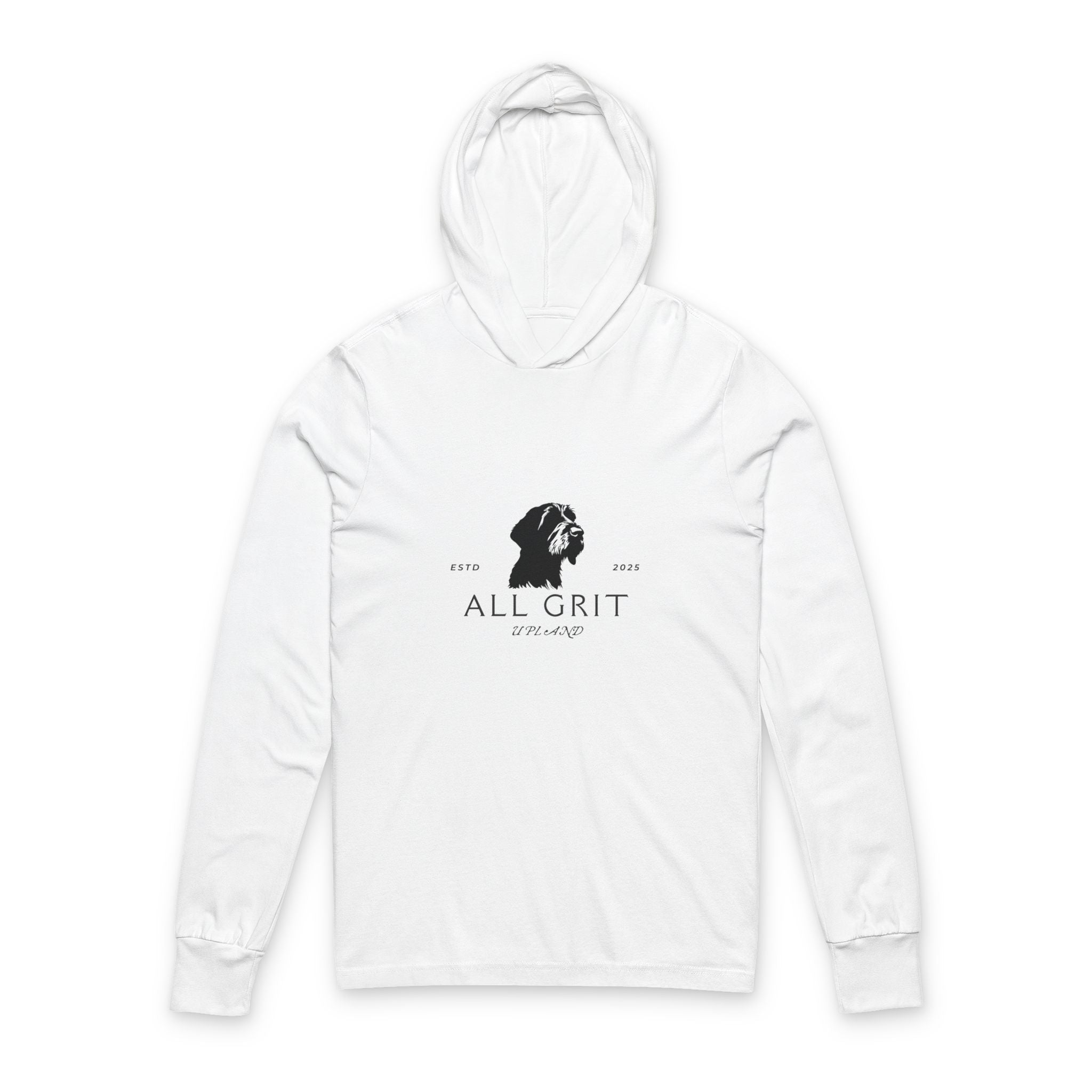 All Grit Dog Lover Unisex Hooded Long Sleeve Tee