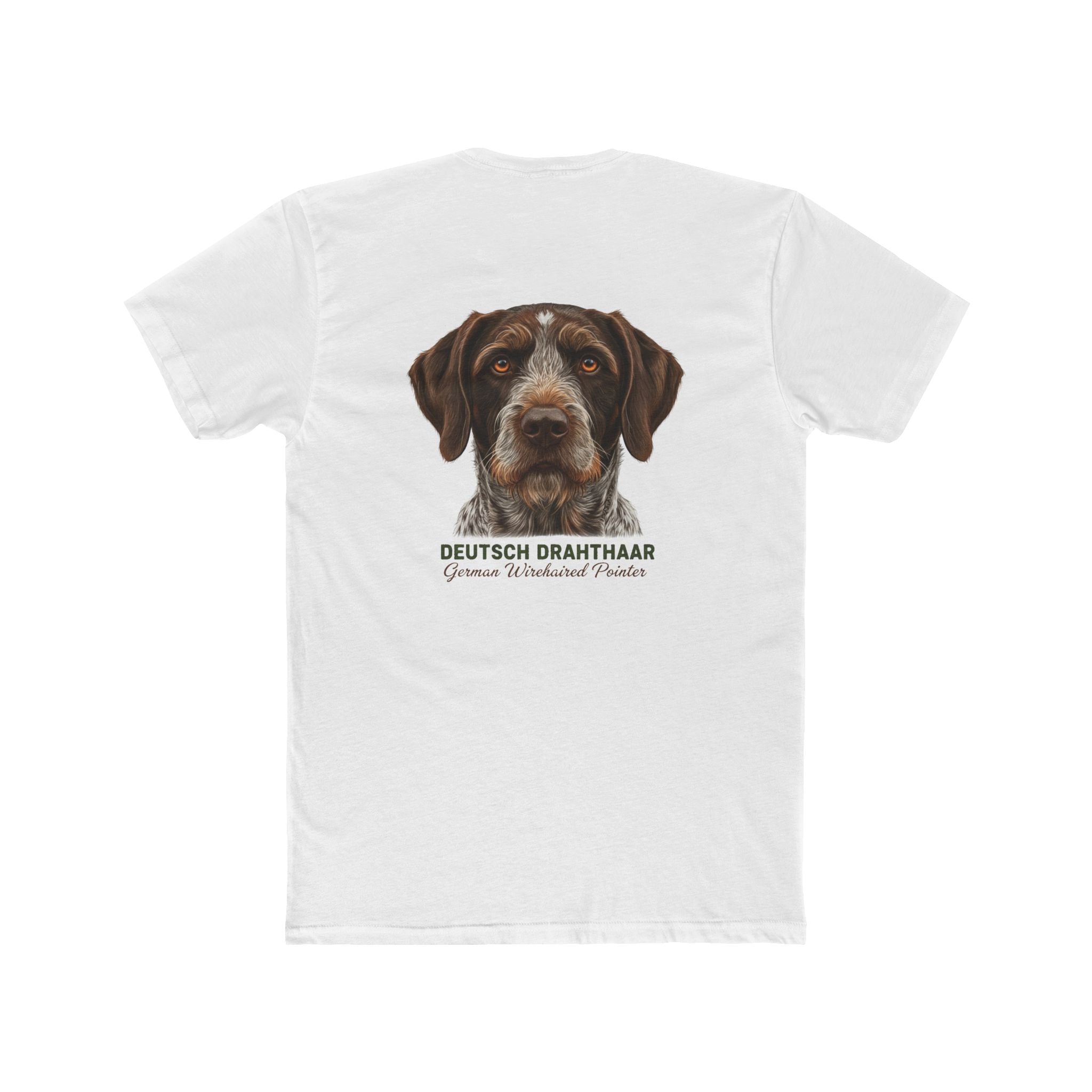 Deutsch Drahthaar Unisex Cotton Crew Tee - Perfect Gift for Dog Lovers