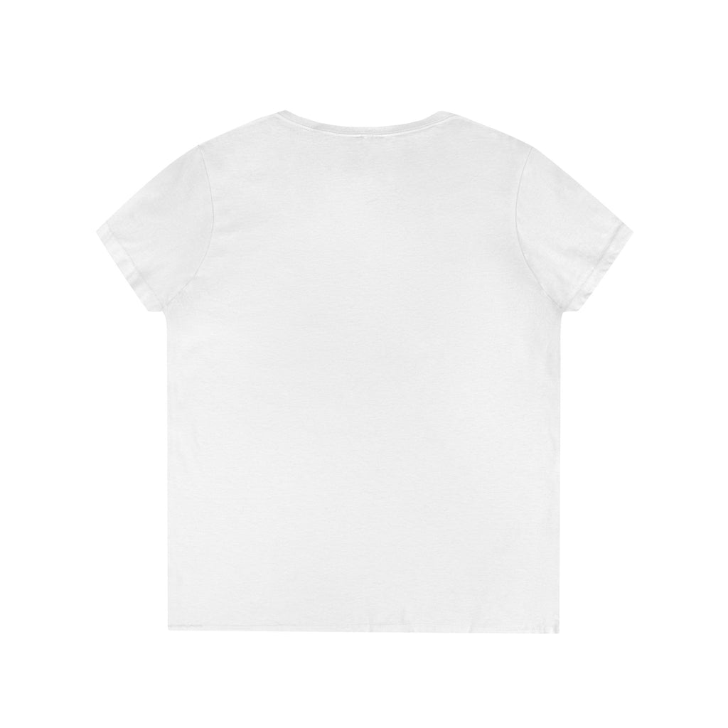 Stylish V-Neck T-Shirt with Alluring Design