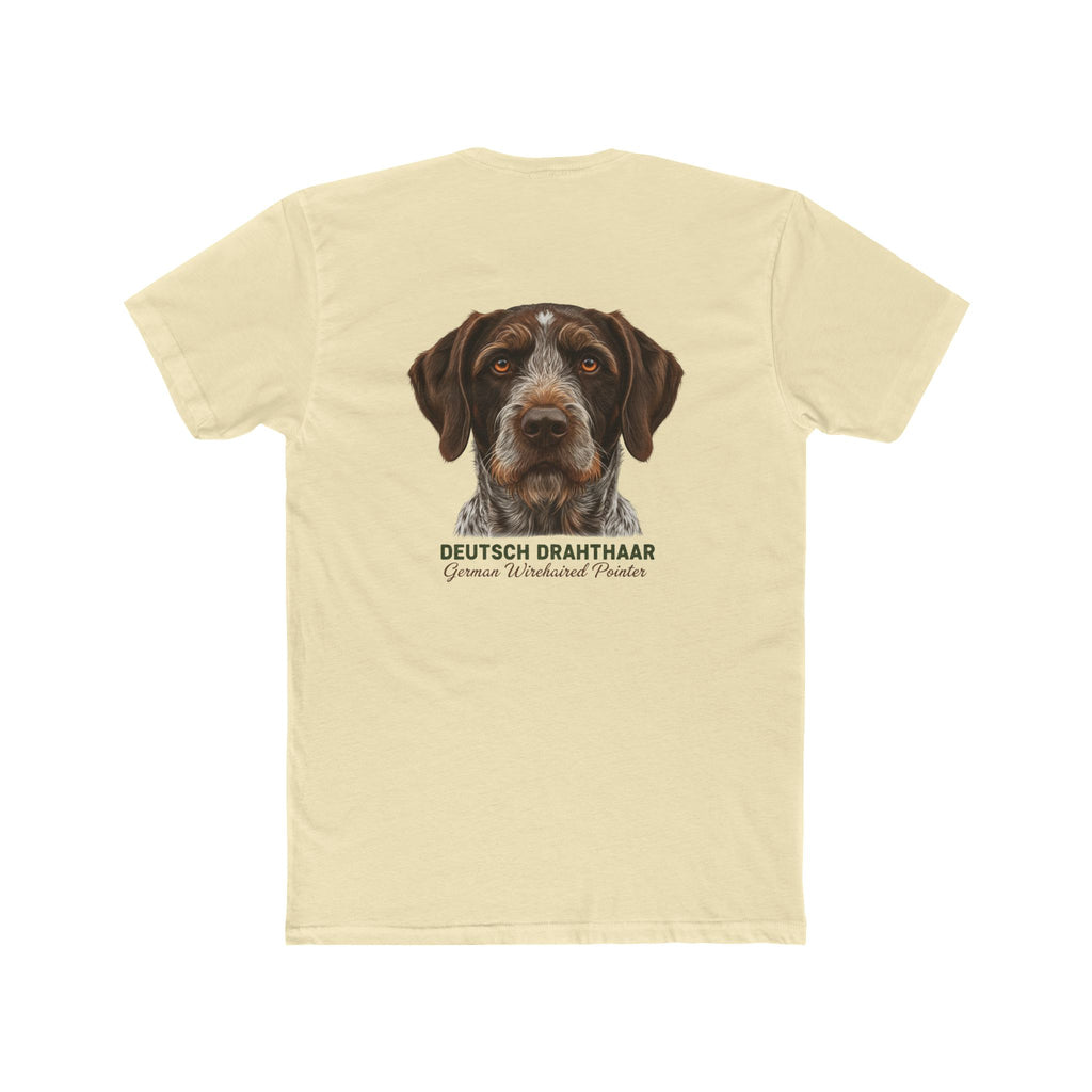 Deutsch Drahthaar Unisex Cotton Crew Tee - Perfect Gift for Dog Lovers