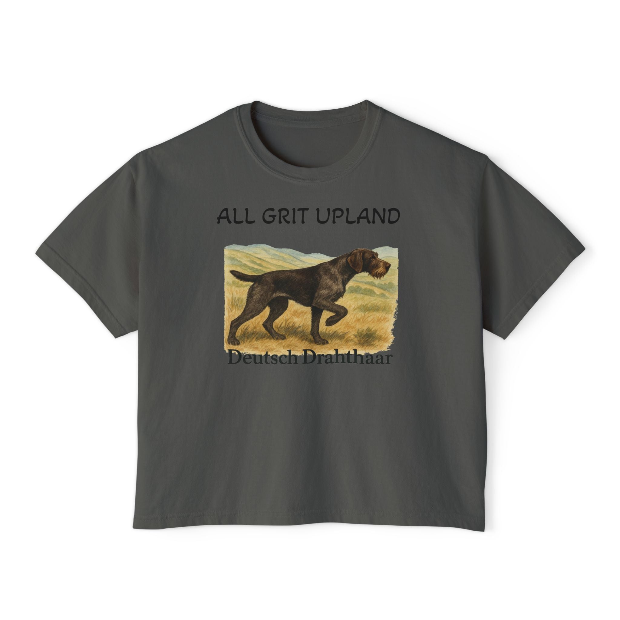 The Upland Woman: All Grit Draht Box Tee