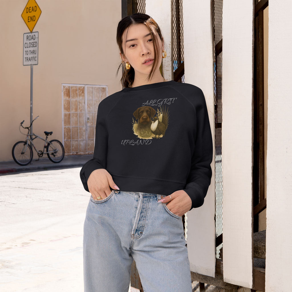 Unleash Your Inner Upland Queen! ✨ Our "All Grit" Cropped Sweatshirt is HERE!