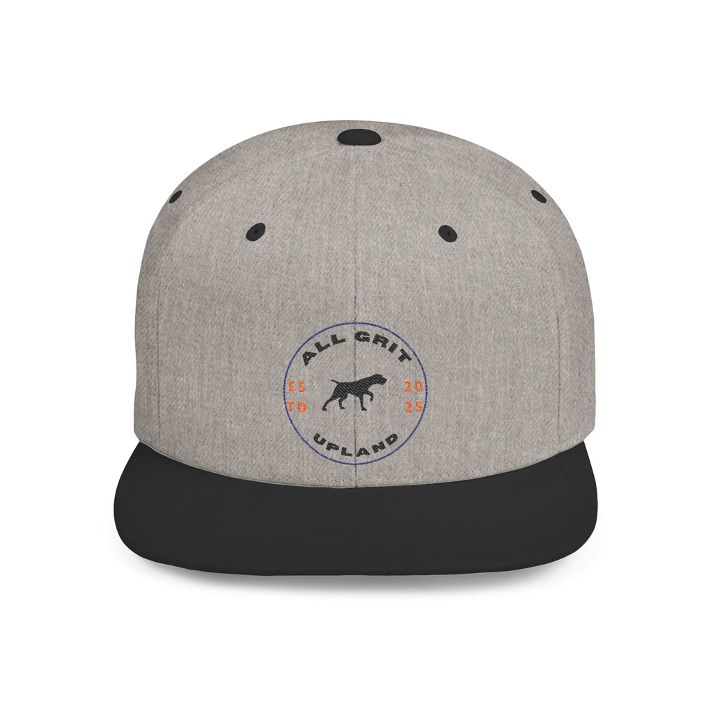 All Grit Upland Snapback Hat - Stylish Flat Bill Cap for Outdoor Enthusiasts