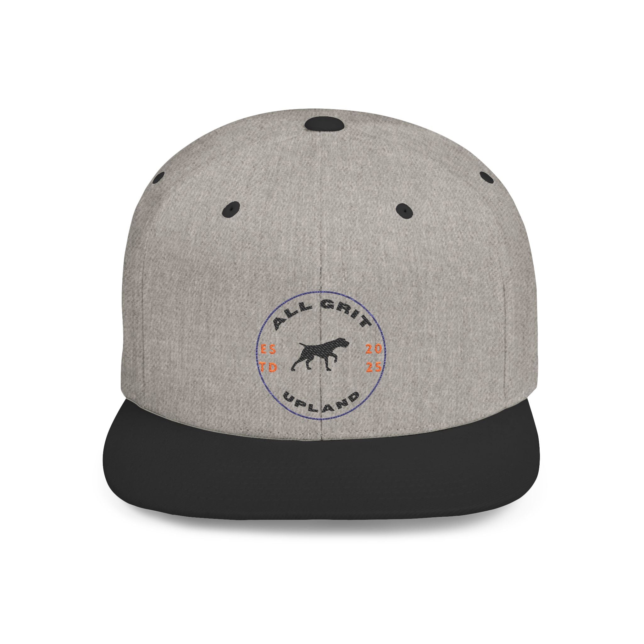 All Grit Upland Snapback Hat - Stylish Flat Bill Cap for Outdoor Enthusiasts