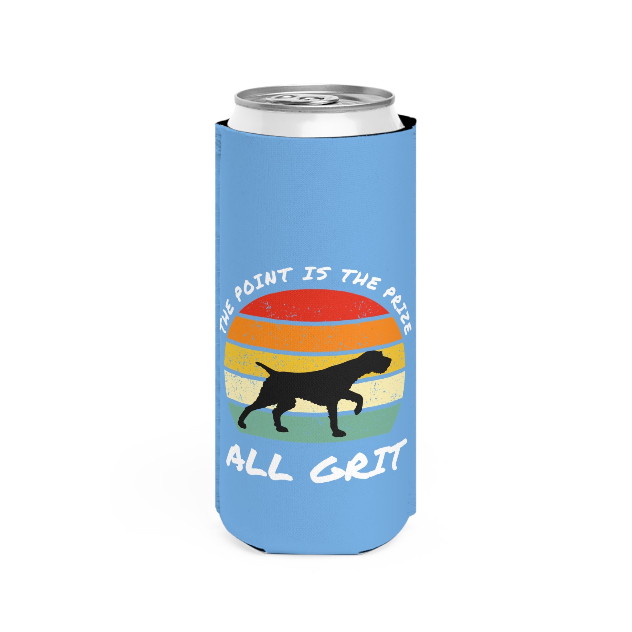 Slim Can Cooler — The Perfect Point Keeper- Light Blue