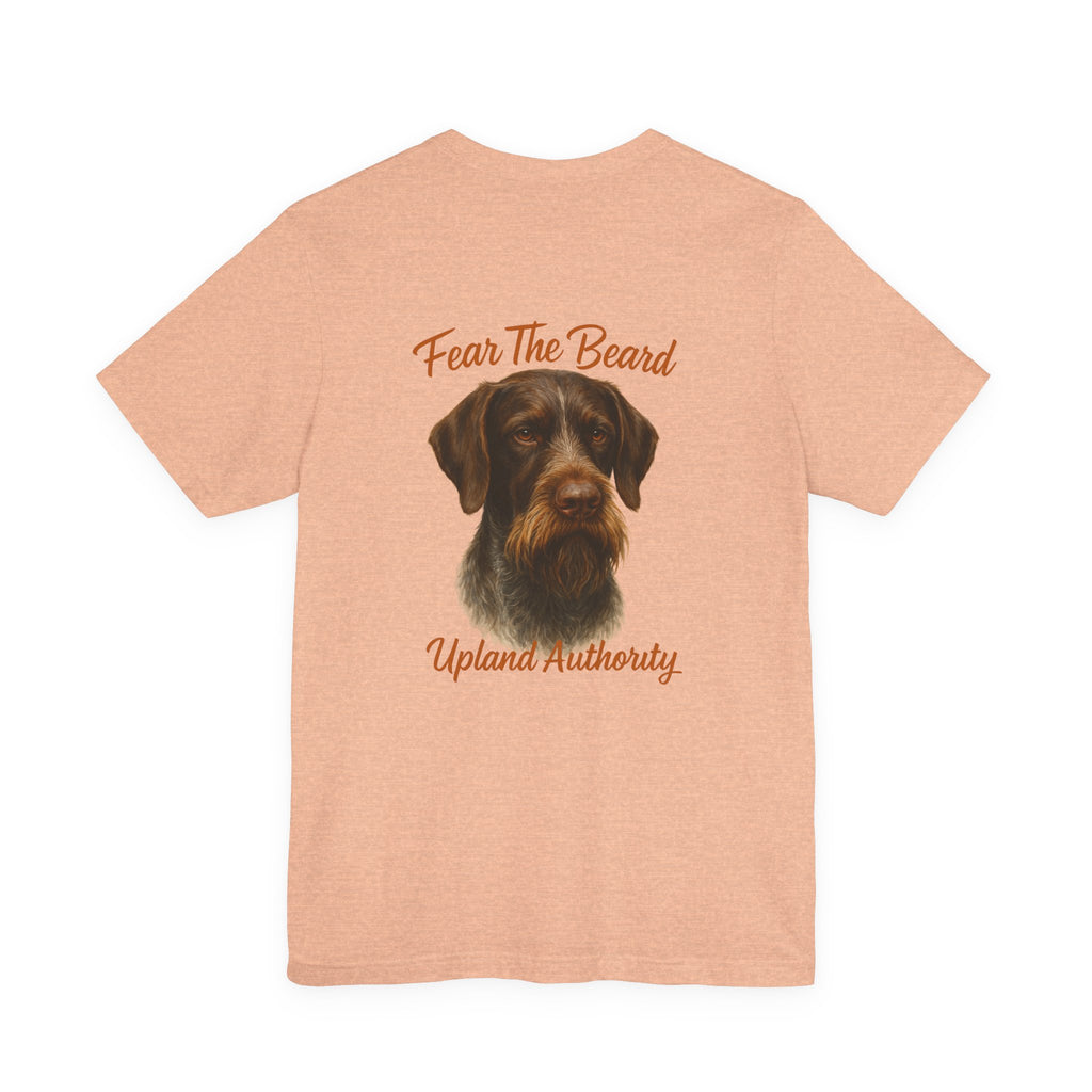 Fear The Beard Draht — Upland Authority Hunting Dog T-Shirt
