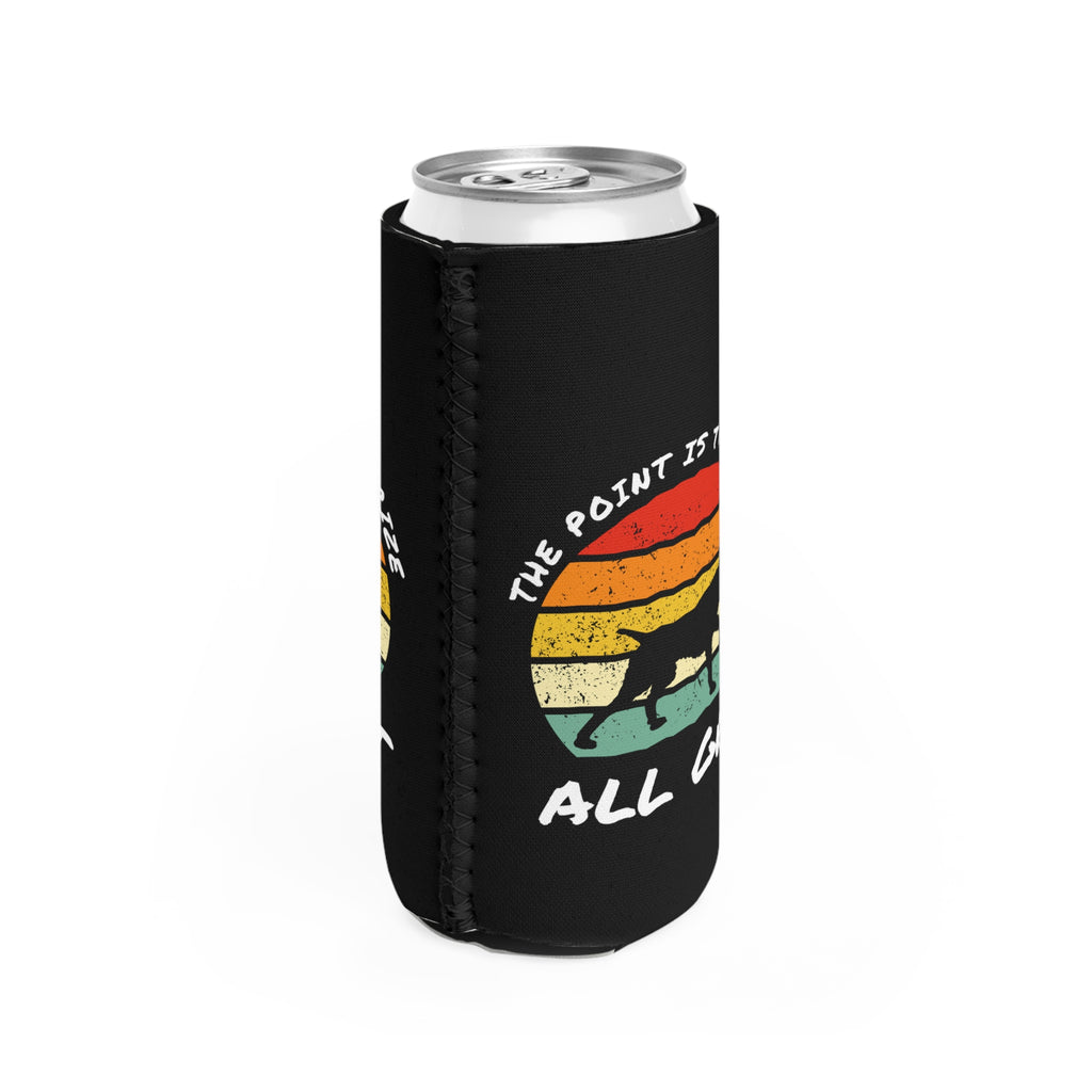 Slim Can Cooler — The Perfect Point Keeper- Black
