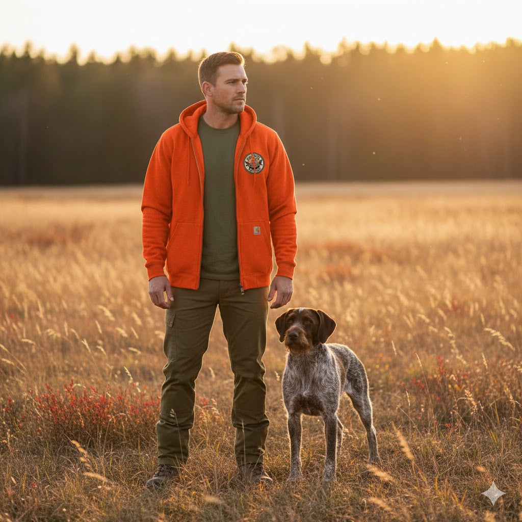 AGU Blaze Orange Zip Up