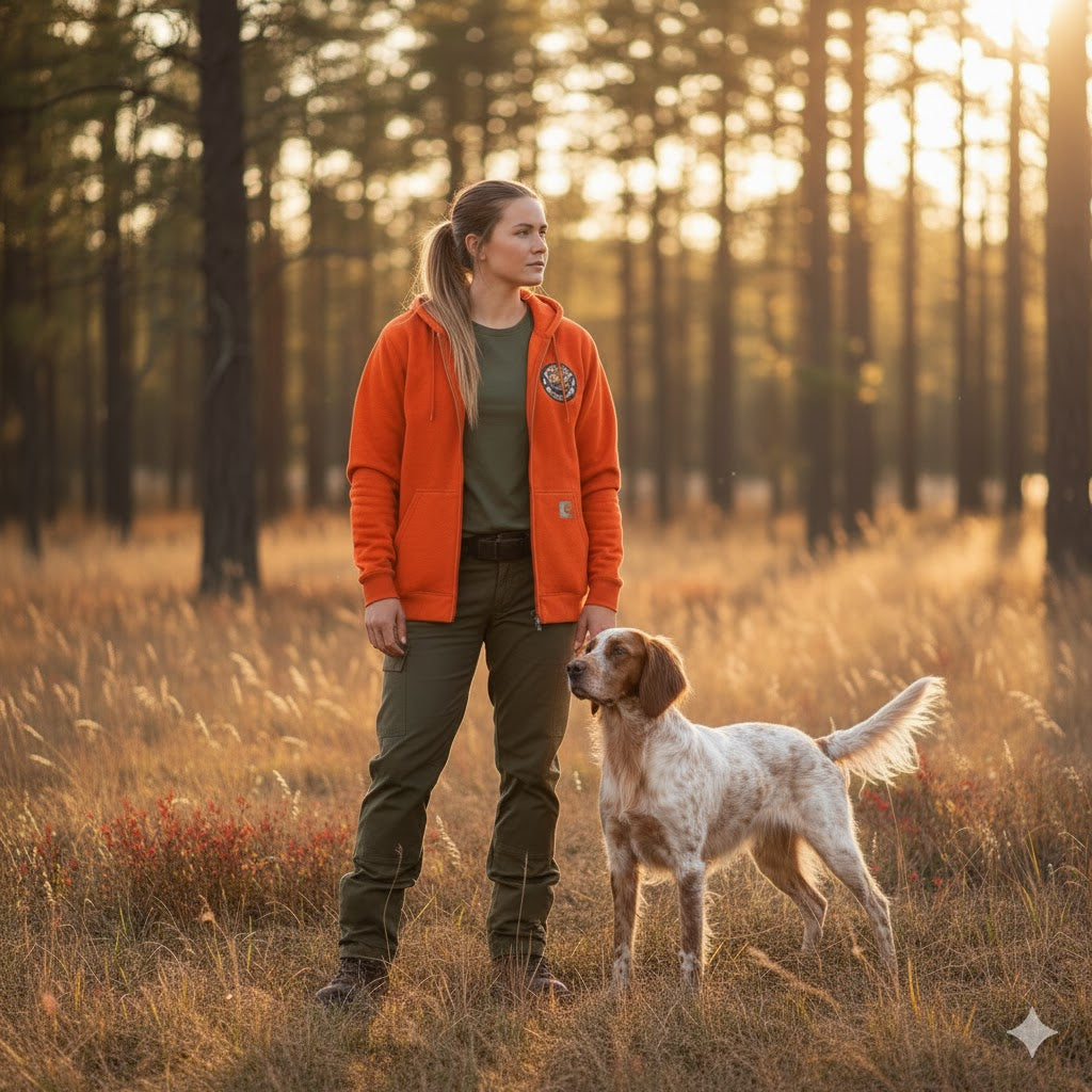 AGU Blaze Orange Zip Up